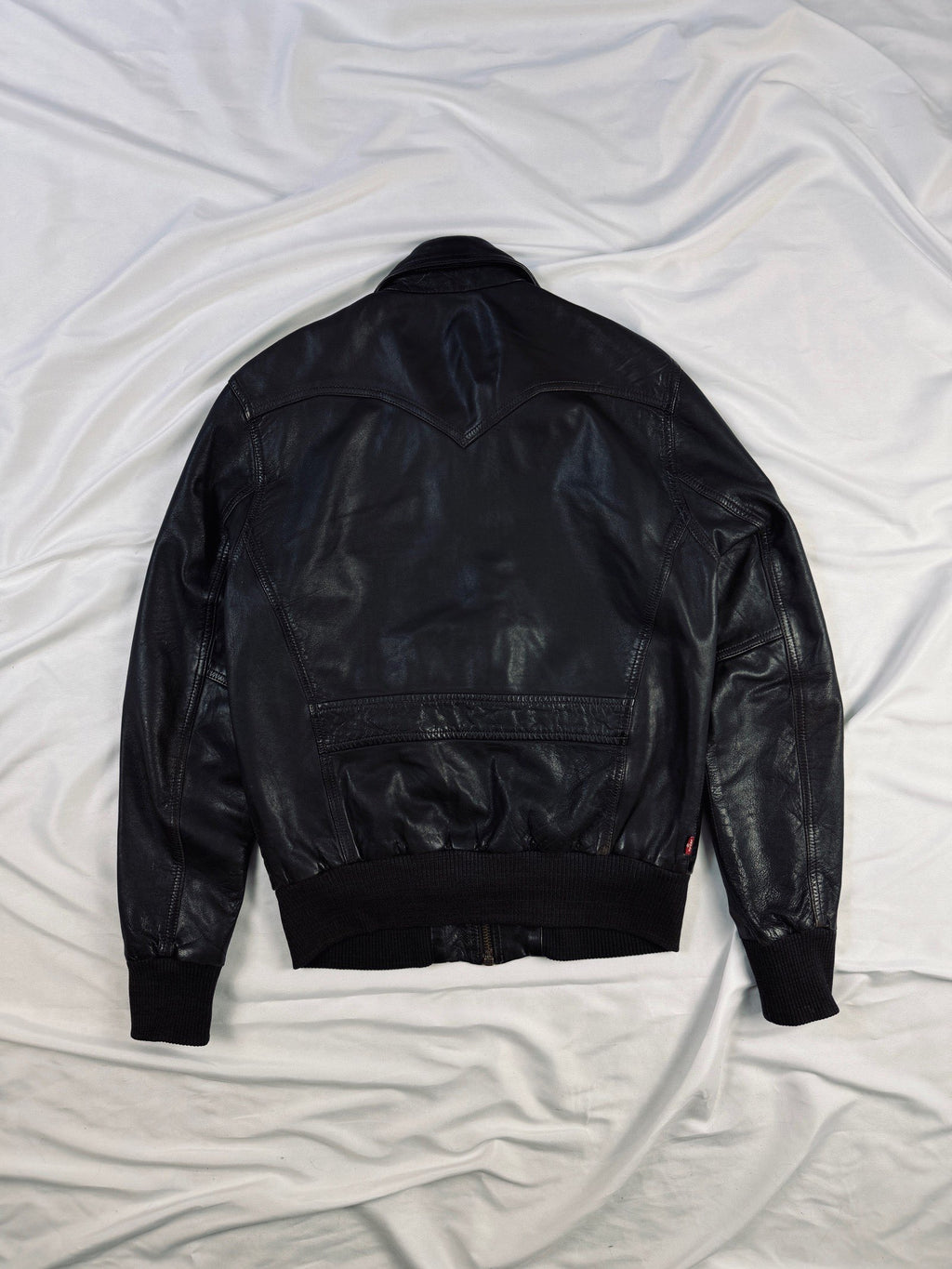 Vintage levi's A-2 bomber leather brown jacket