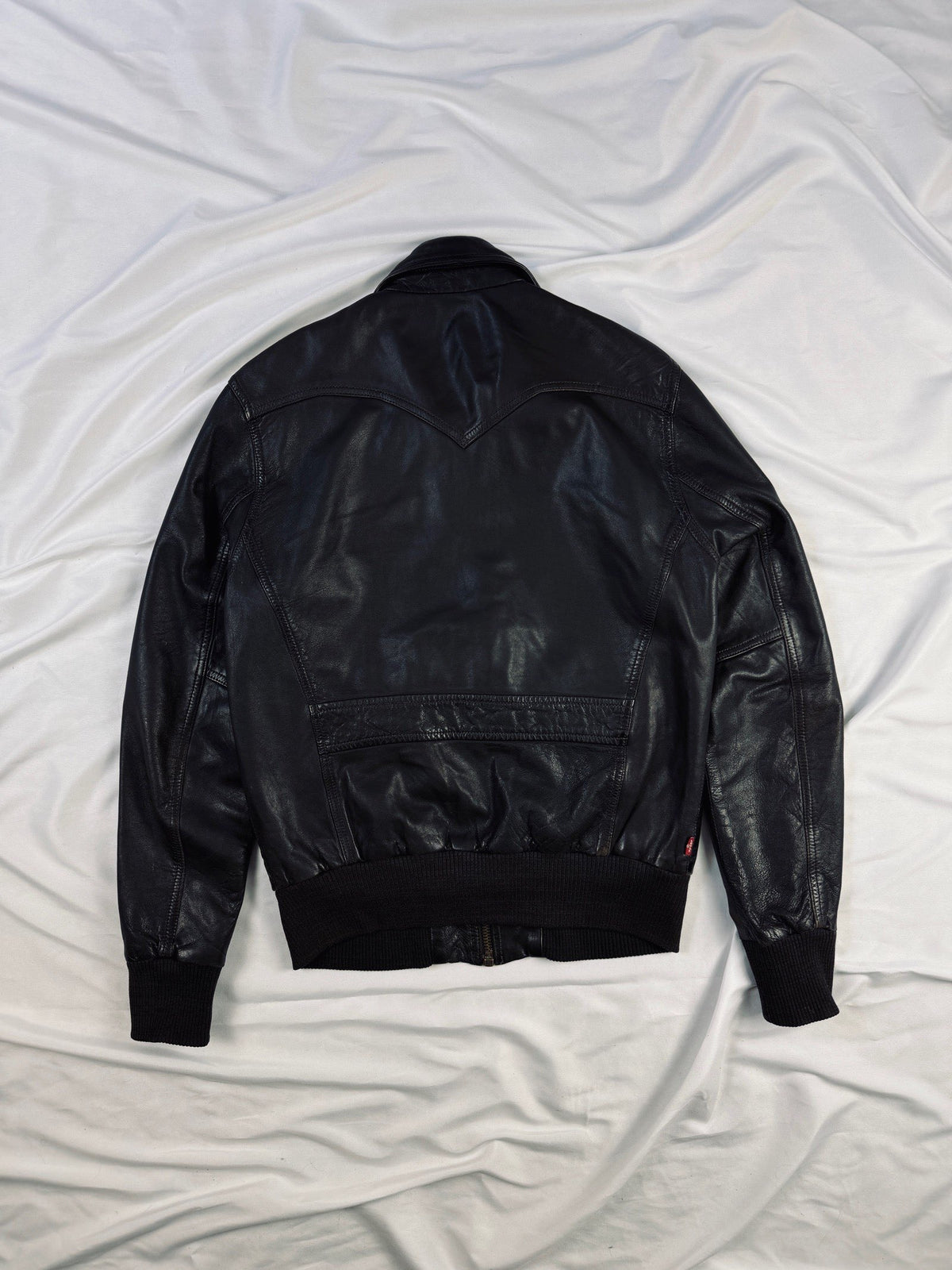 Vintage levi's A-2 bomber leather brown jacket