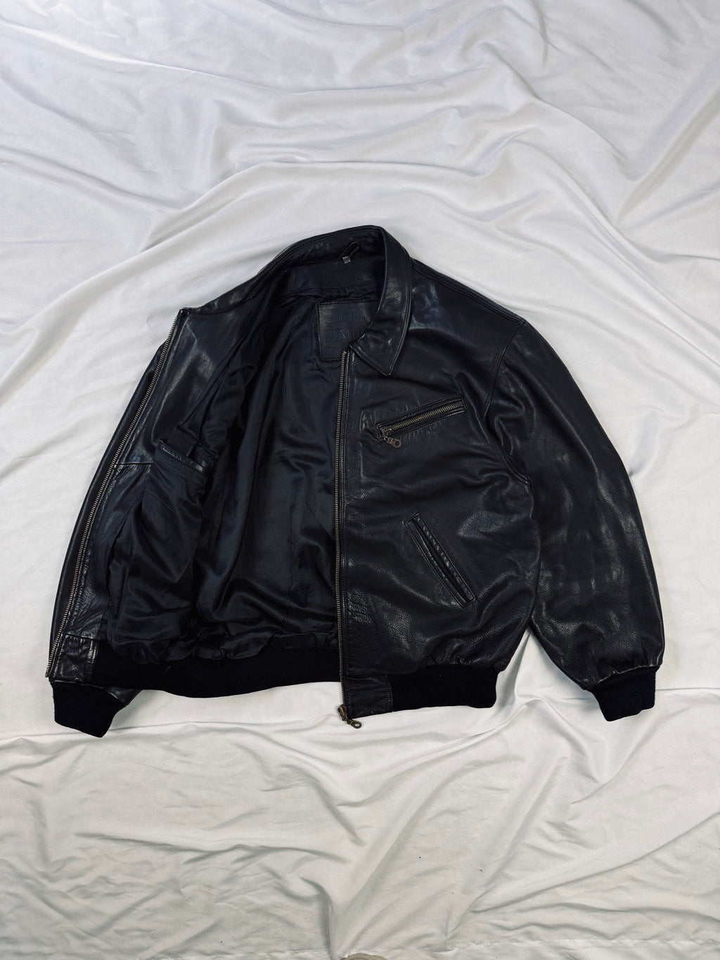 Bomber heavy 90s Mauritius black aviator