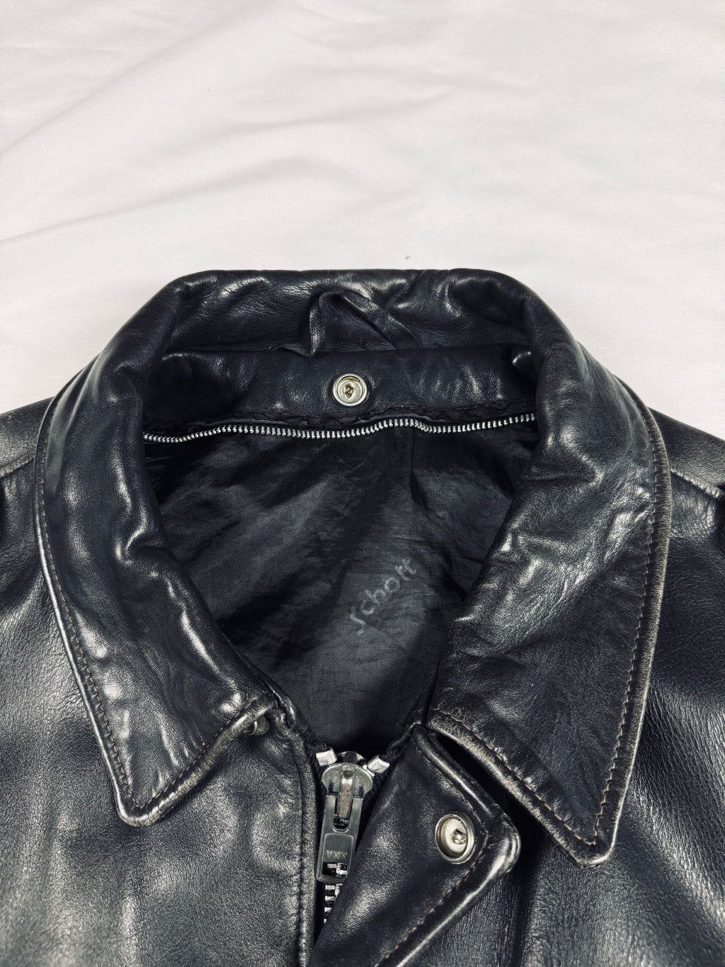 90s USA Schott aviator bomber leather jacket