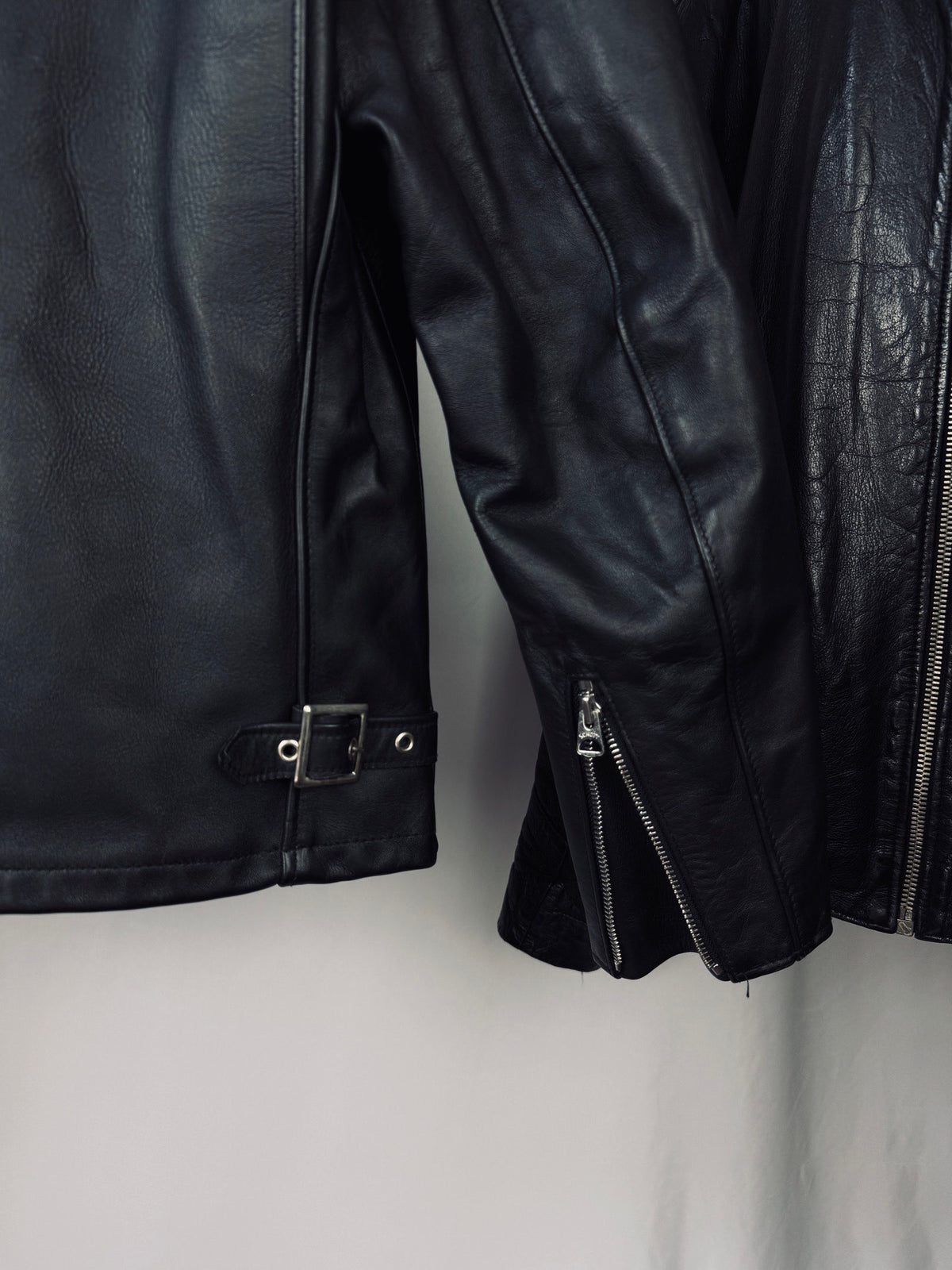 Schott NYC Heavy black café racer jacket
