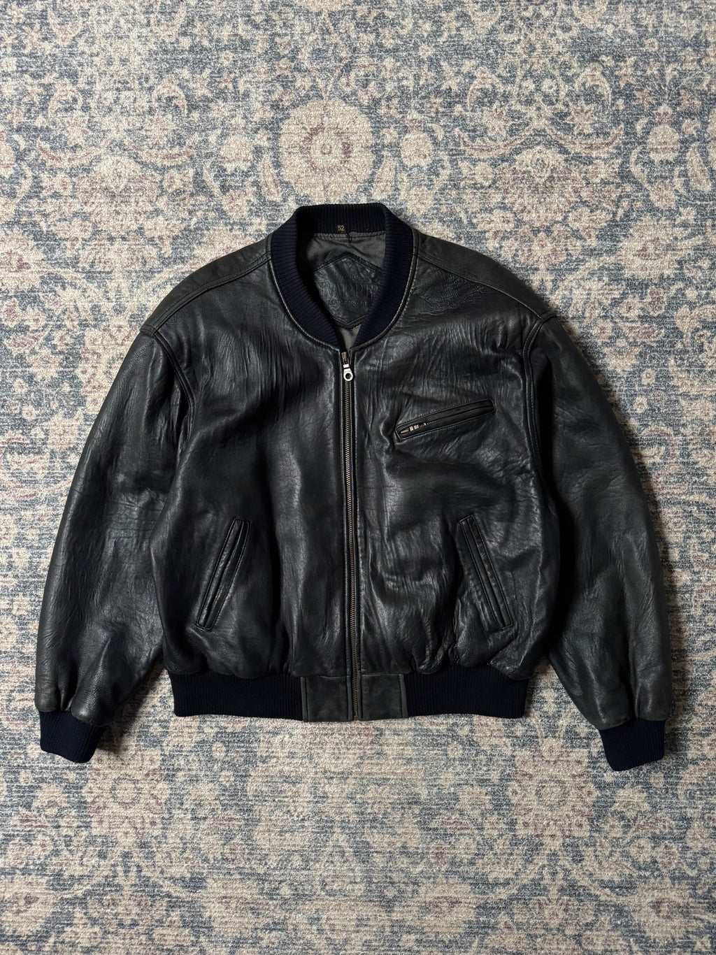 Vintage heavy bomber flyers leather jacket