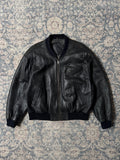 Vintage heavy bomber flyers leather jacket