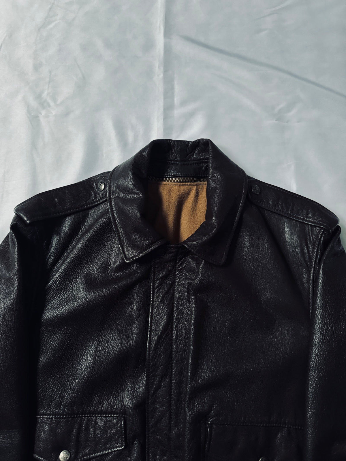 Vintage 1970 Mac Douglas Aviator Leather Jacket