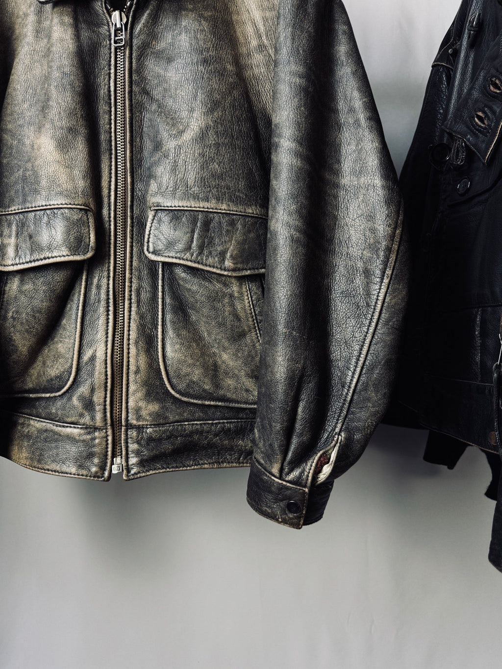 US Navy Spec F4 Heavy Leather Flight Jacket