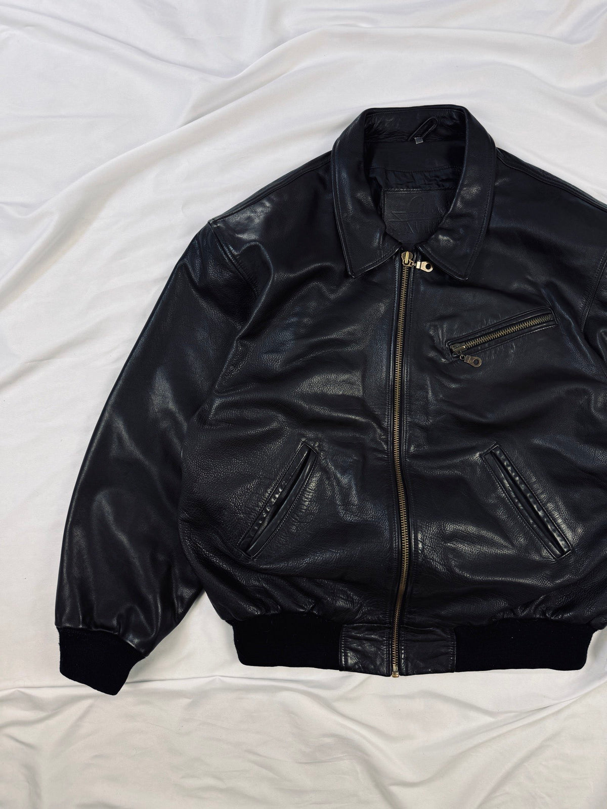 Bomber heavy 90s Mauritius black aviator