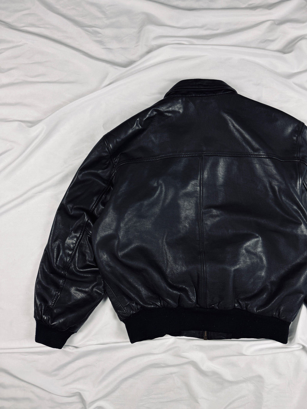 Bomber heavy 90s Mauritius black aviator