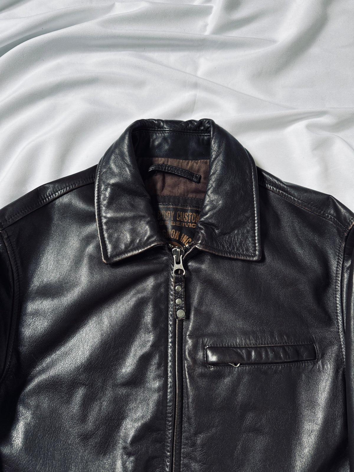 Vintage Chevignon Brown Leather Jacket