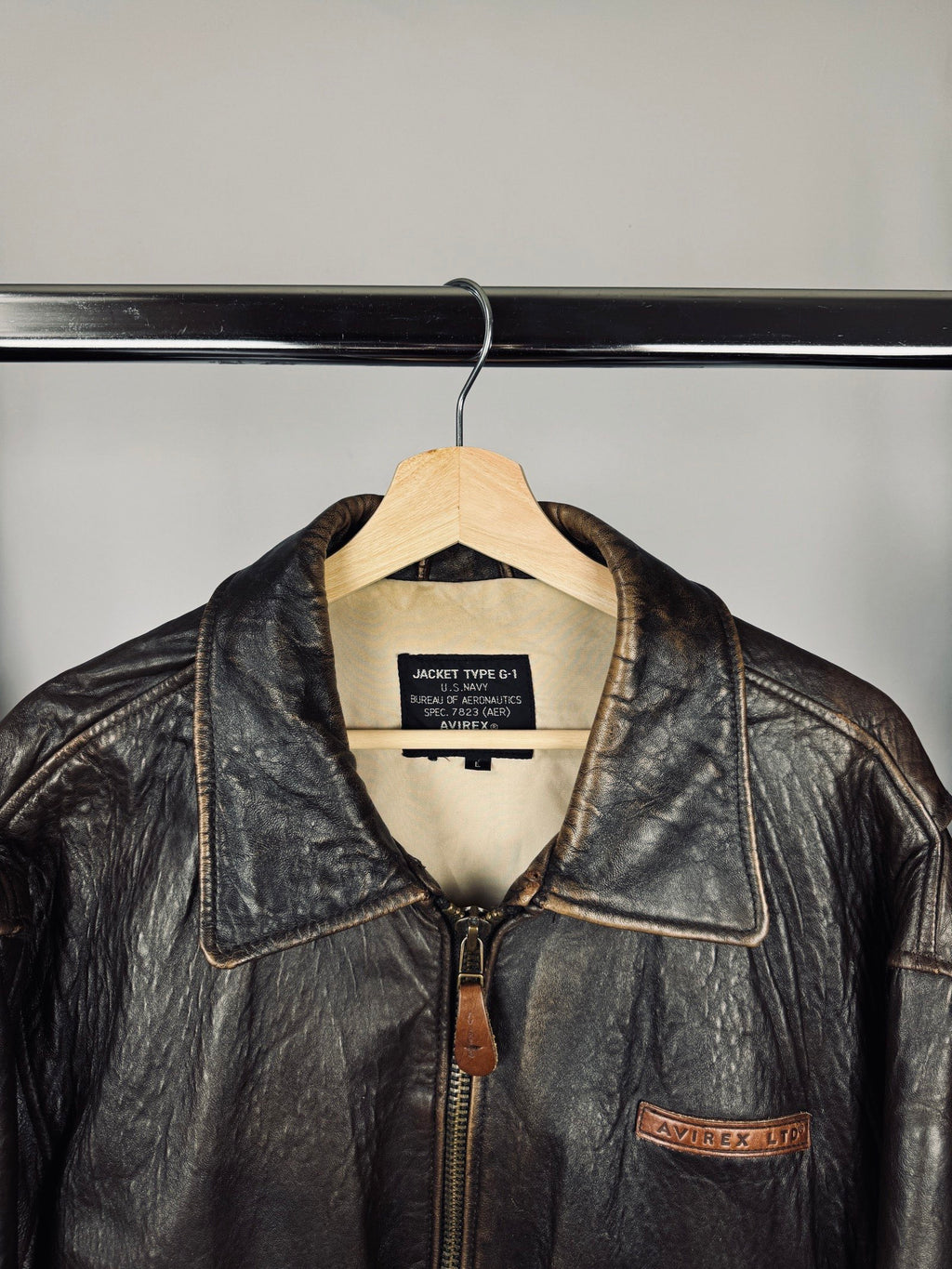 1990' Avirex Type G-1 U.S. Navy flight jacket