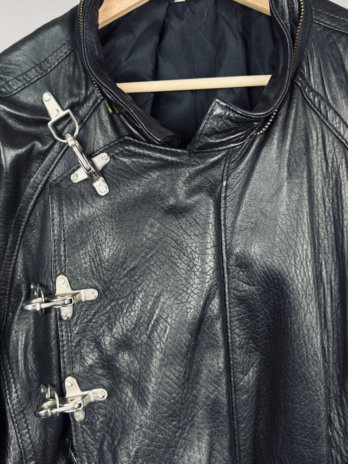 80s B-7 Type Aviator Bomber Leather Jacket