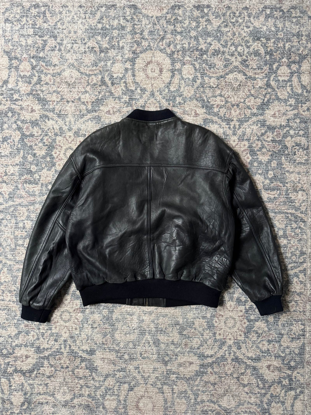Vintage heavy bomber flyers leather jacket