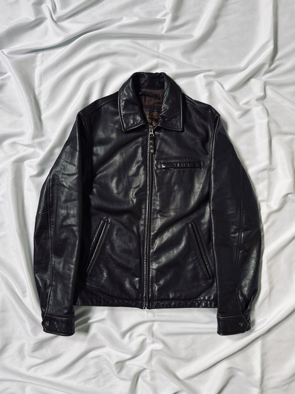Vintage Chevignon Brown Leather Jacket