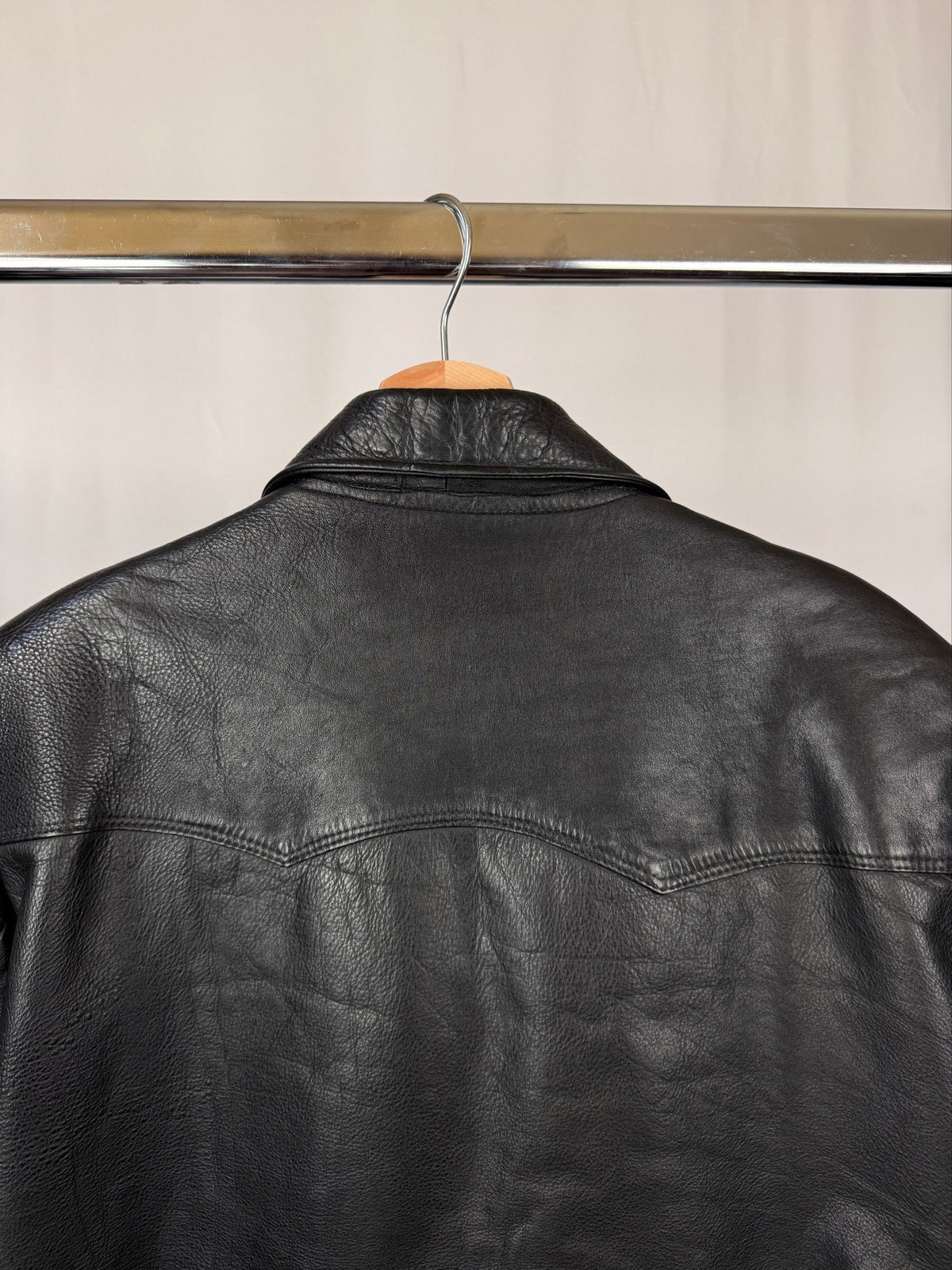 Vintage 1990 Cafe racer leather heavy jacket