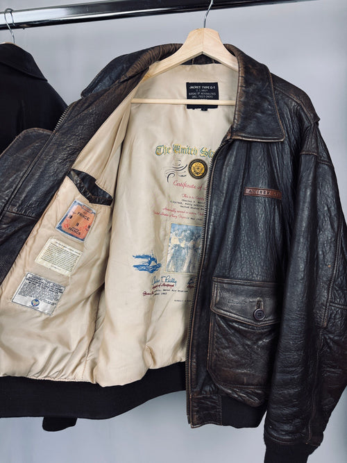 1990' Avirex Type G-1 U.S. Navy flight jacket