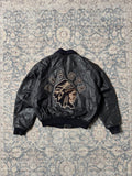 90s authentic Dakota Indian bomber leather jacket