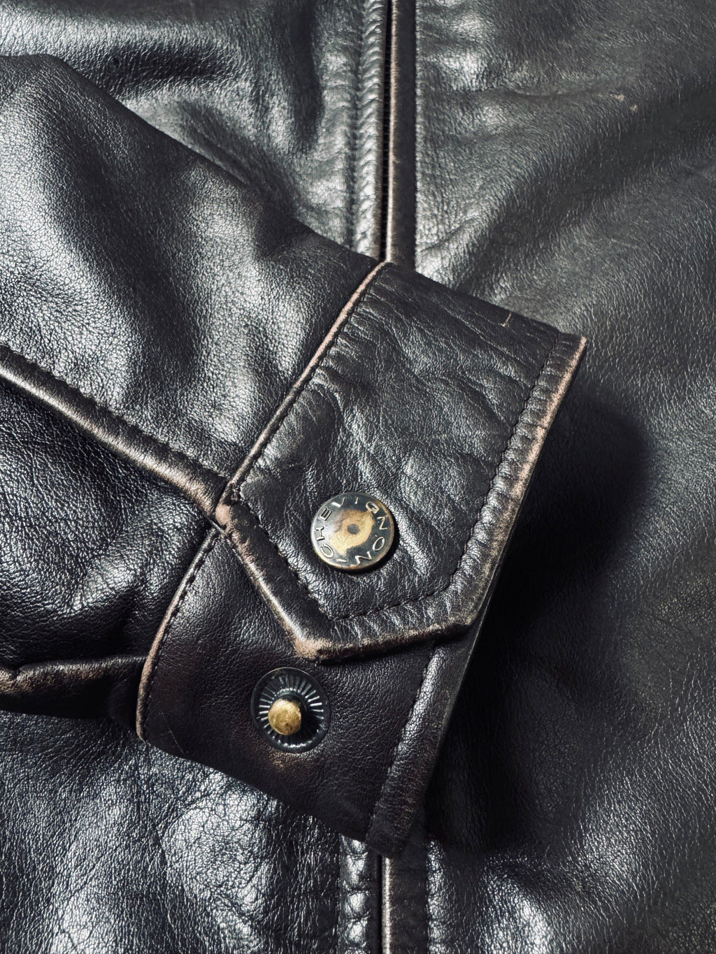 Vintage Chevignon Brown Leather Jacket