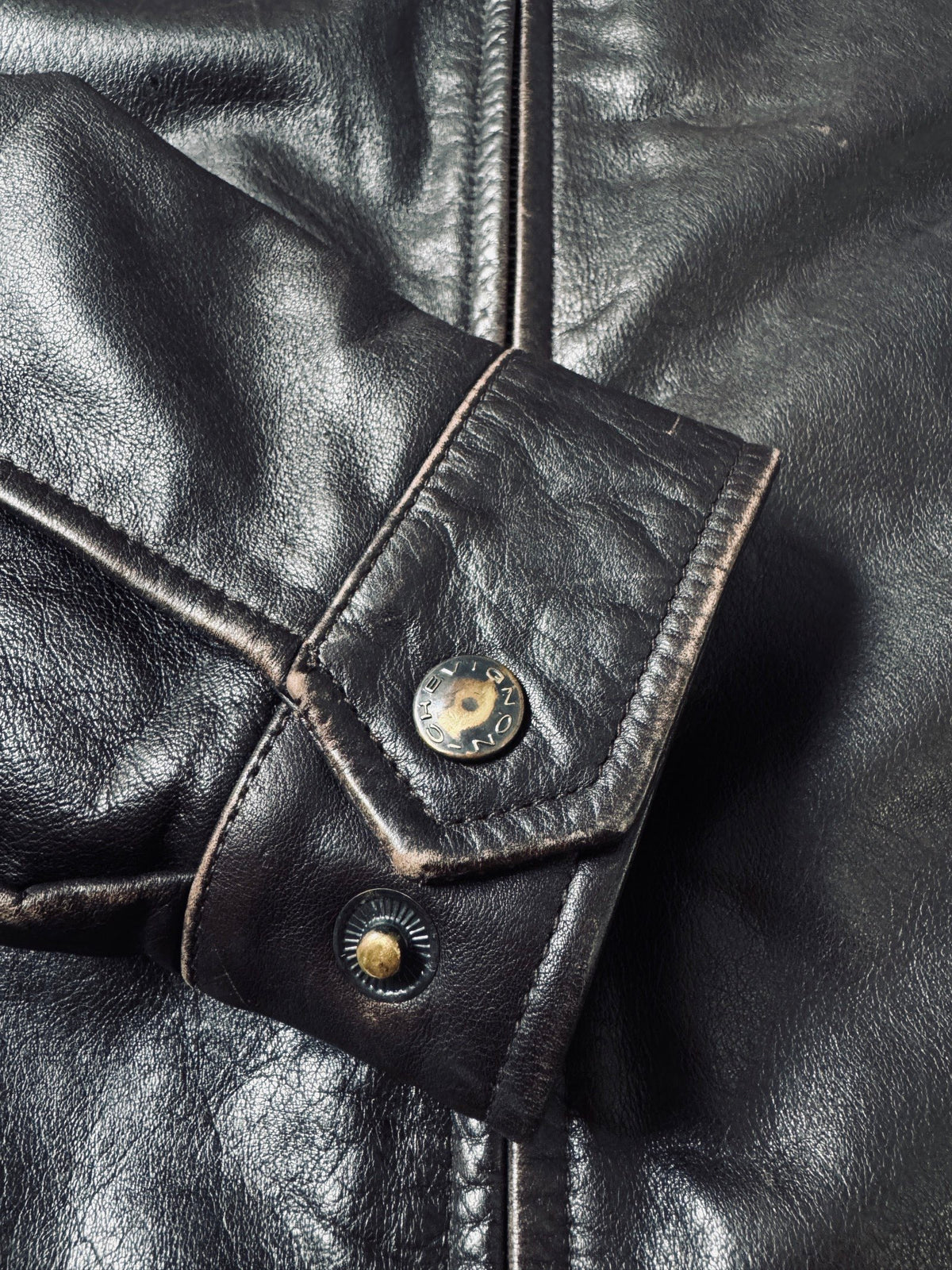 Vintage Chevignon Brown Leather Jacket