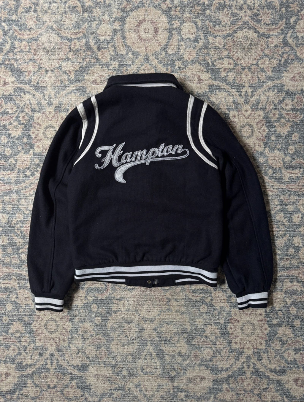 Hampton wool & leather varsity school jacket
