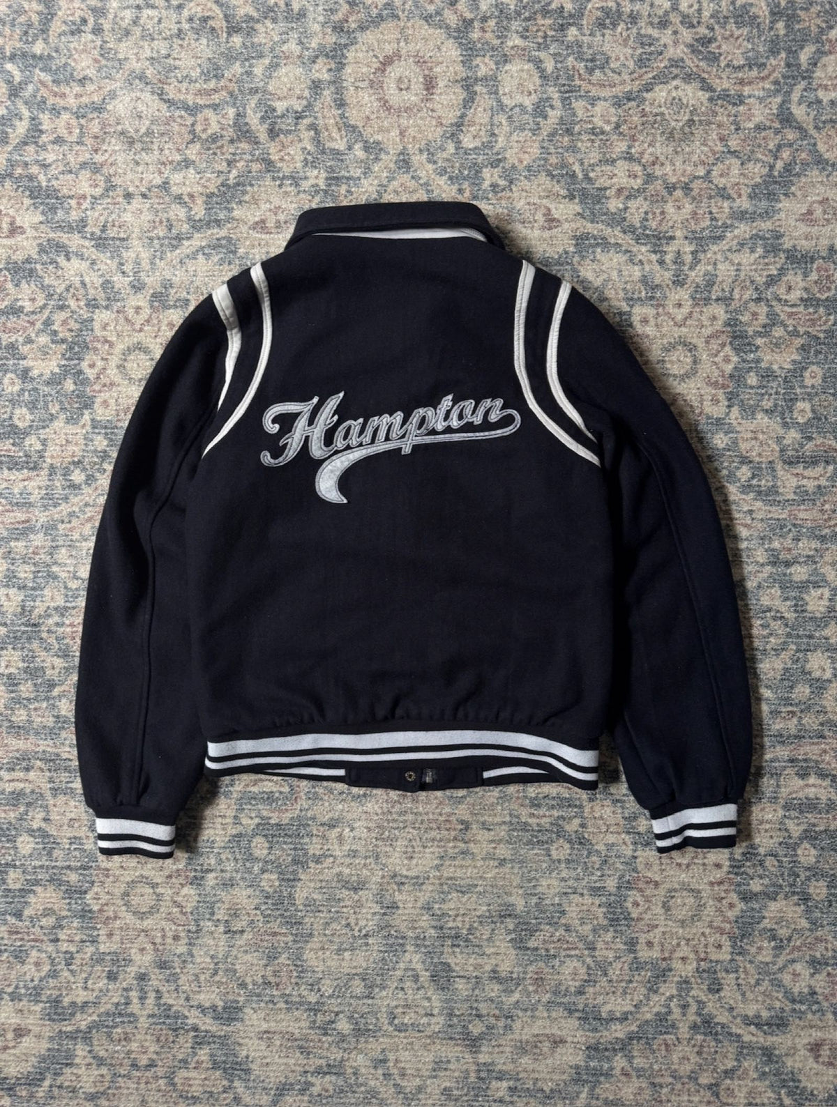 Hampton wool & leather varsity school jacket