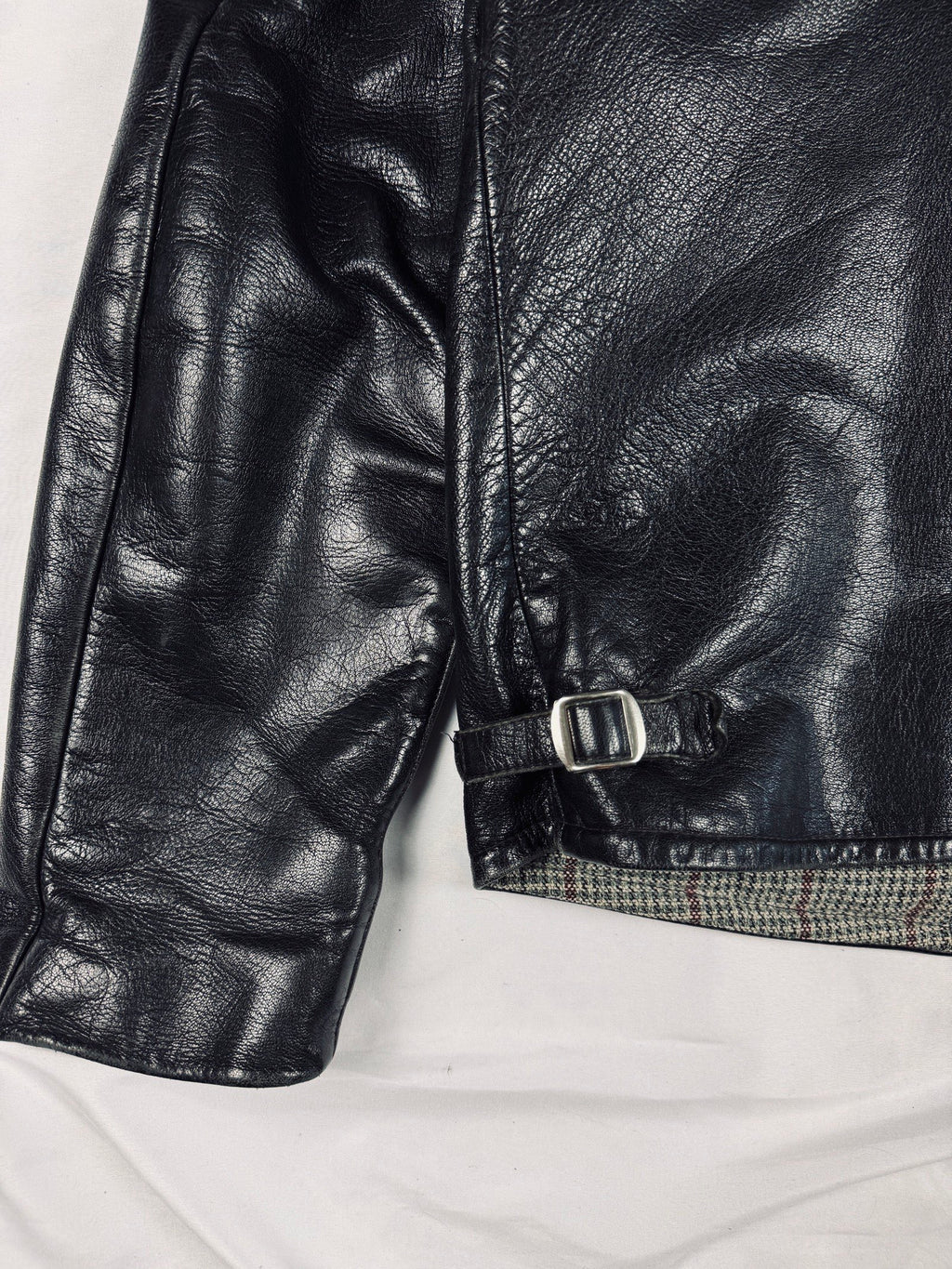 Germany 1970' black cowhide leather jacket