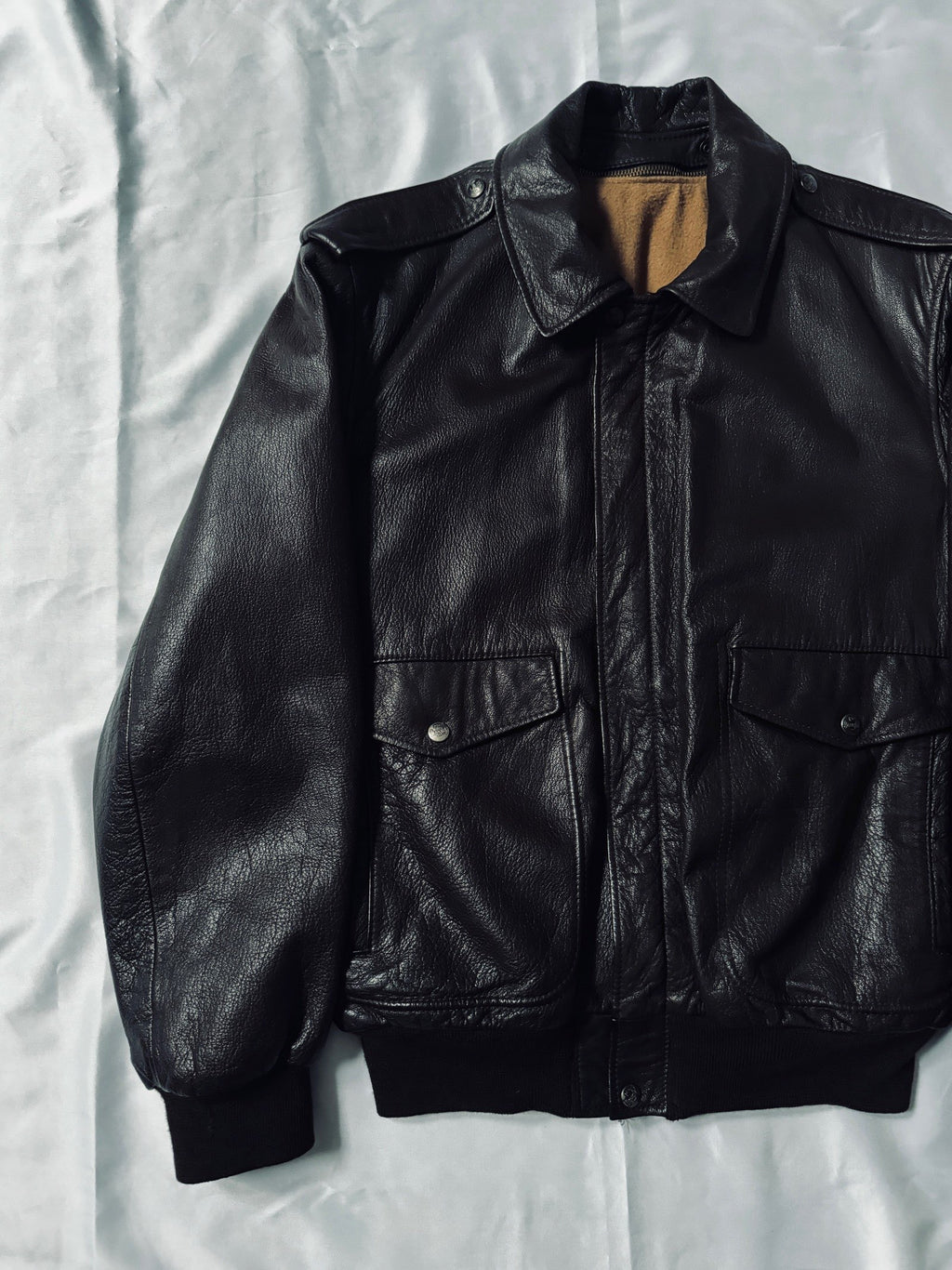 Vintage 1970 Mac Douglas Aviator Leather Jacket