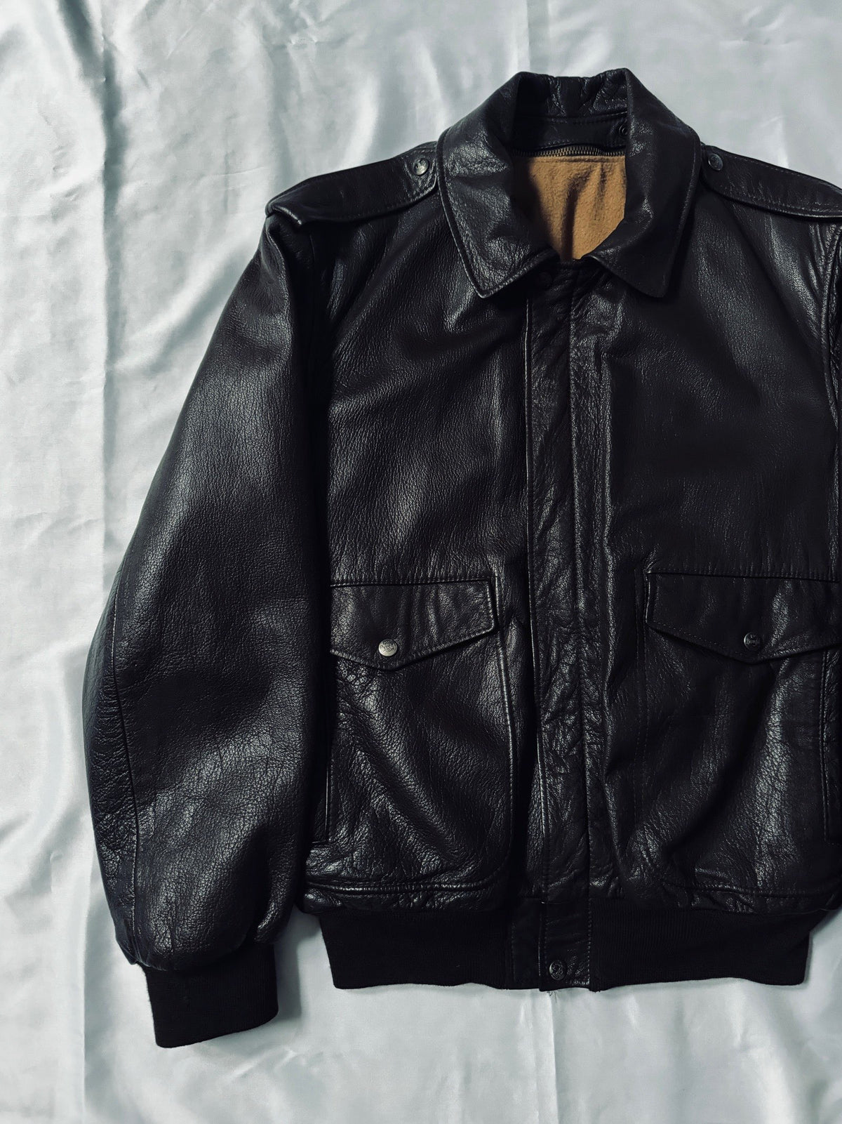 Vintage 1970 Mac Douglas Aviator Leather Jacket