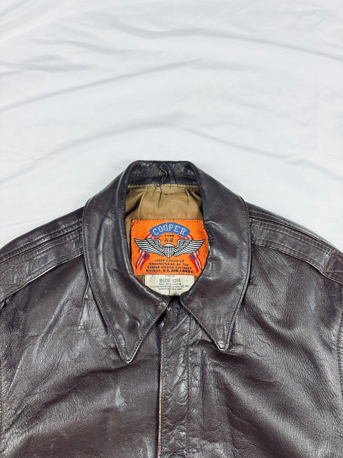 1990' Cooper Sportswear Type A-2 flight jacket USA