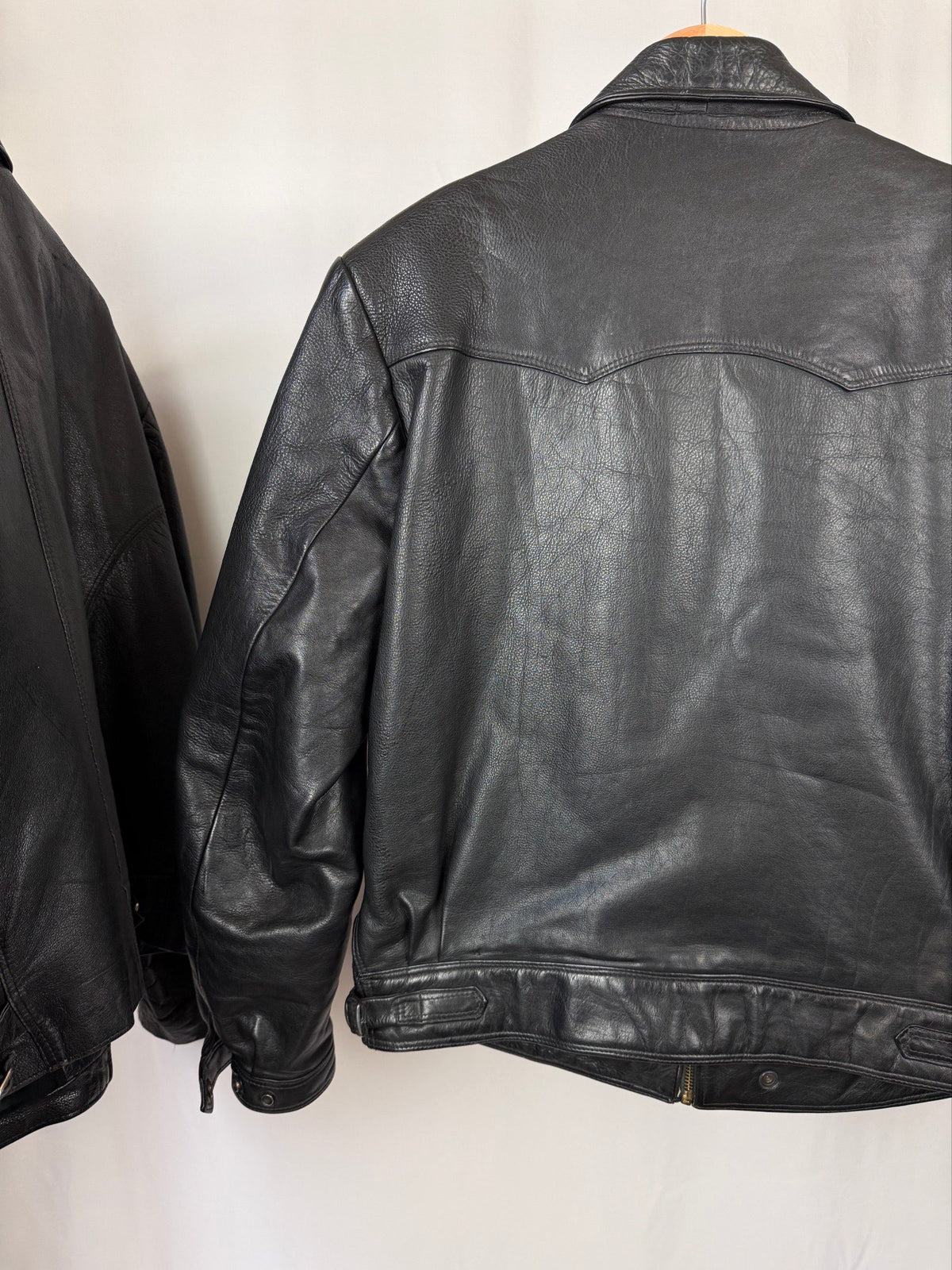 Vintage 1990 Cafe racer leather heavy jacket