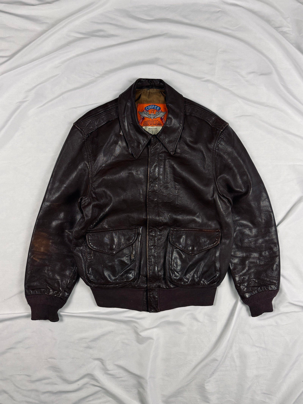 1990' Cooper Sportswear Type A-2 flight jacket USA