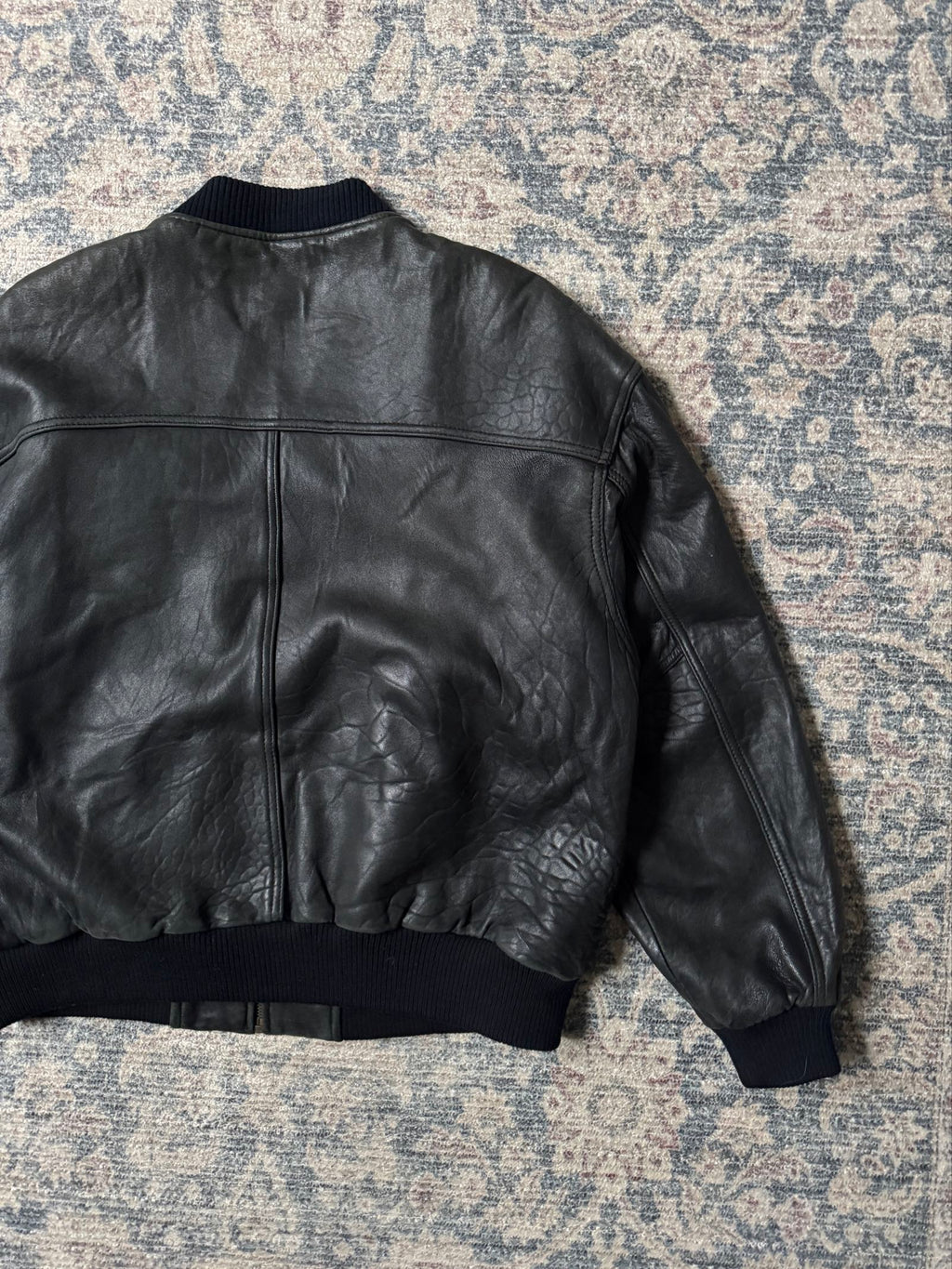 Vintage heavy bomber flyers leather jacket