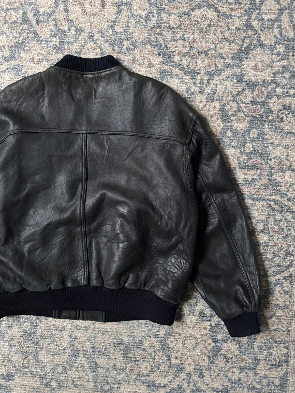 Vintage heavy bomber flyers leather jacket