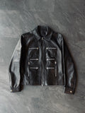 Y2K Multipocket cropped Sheep leather skin cropped jacket