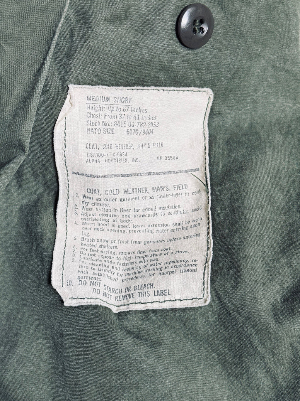 1970s M-65 Alpha inudstries field jacket