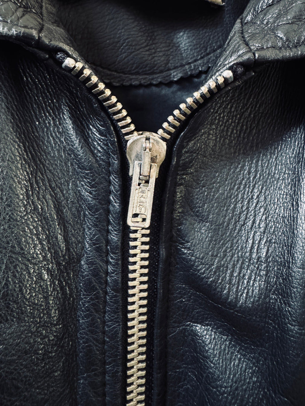 1970s café racer biker leather jacket