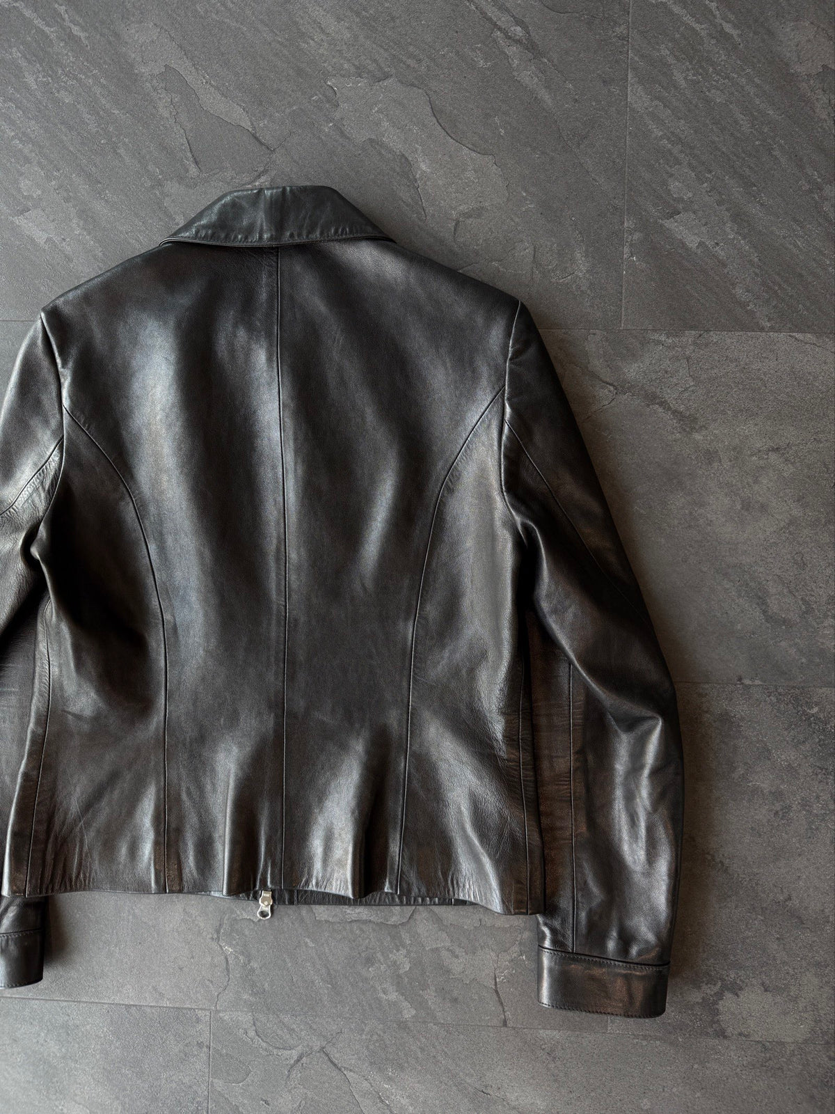 Y2K Multipocket cropped Sheep leather skin cropped jacket