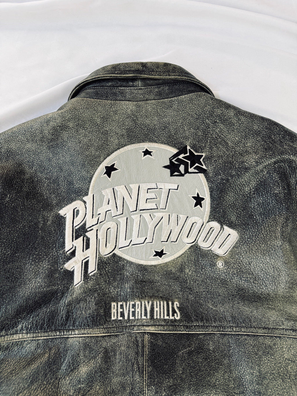 Planet Hollywood Beverly Hills Leather bomber jacket