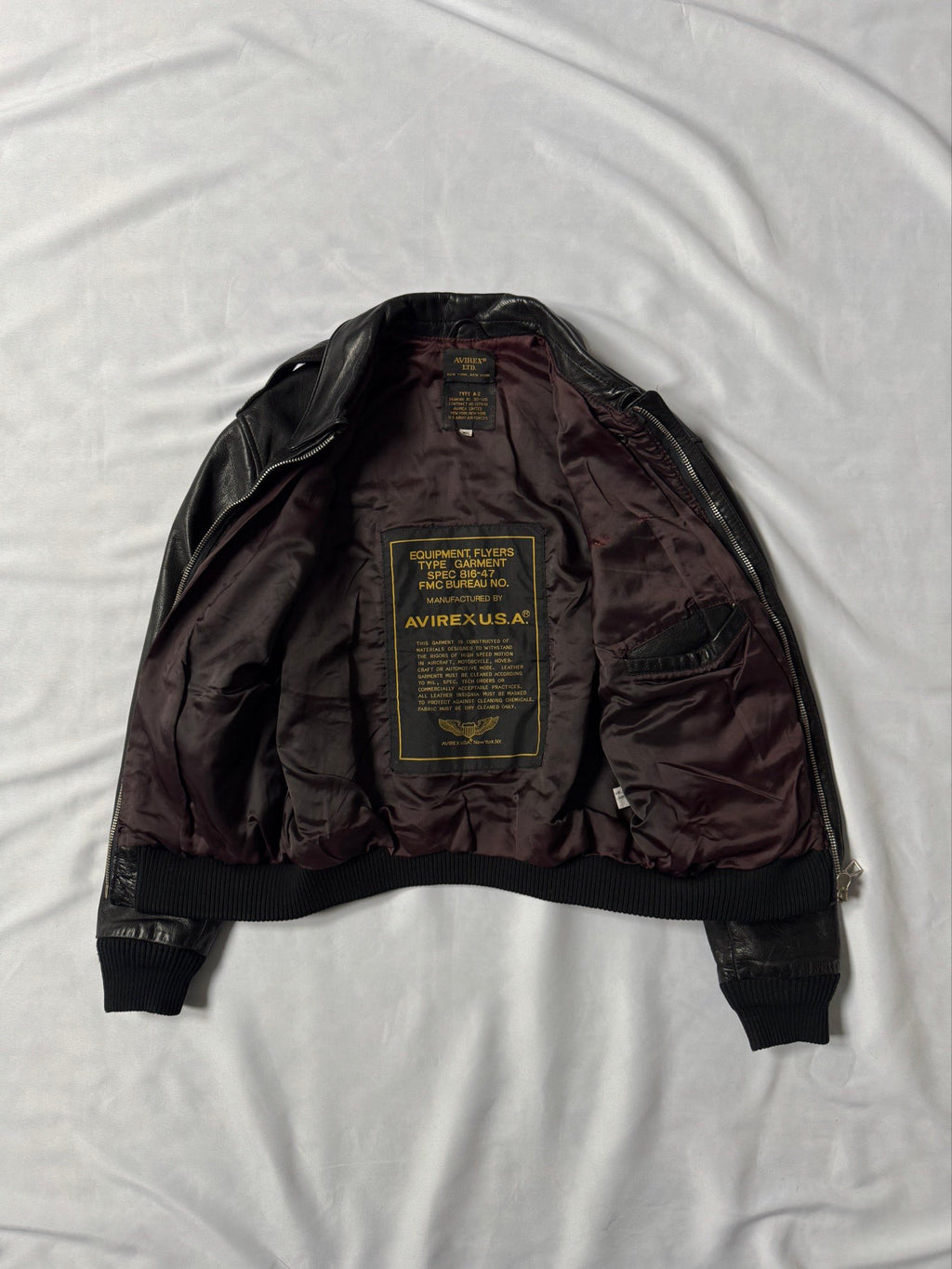 Vintage 80s/90s Avirex Type A-2 flight jacket U.S. Army Air Forces
