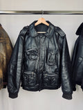 90s multipocket leather jacket