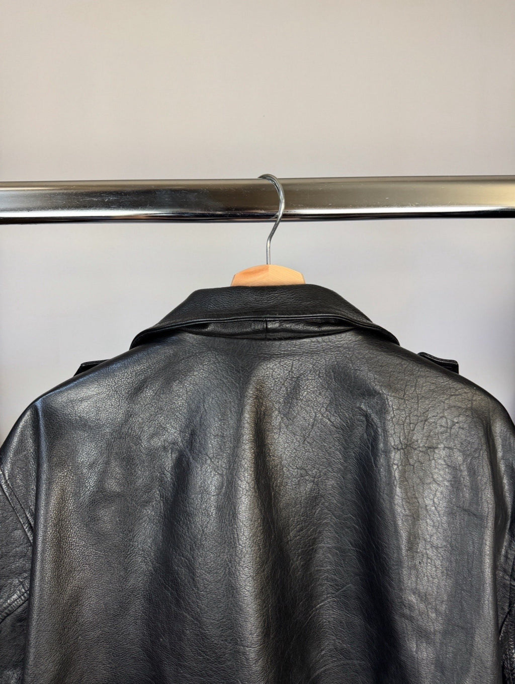 90s multipocket leather jacket