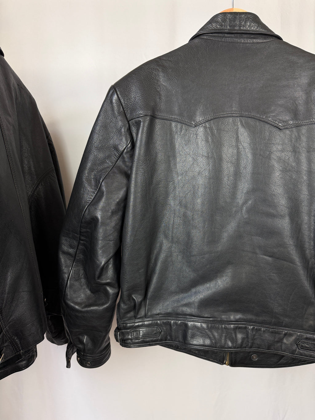 Vintage 1990 Cafe racer leather heavy jacket